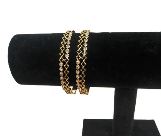 Gold-Tone Statement Bangle